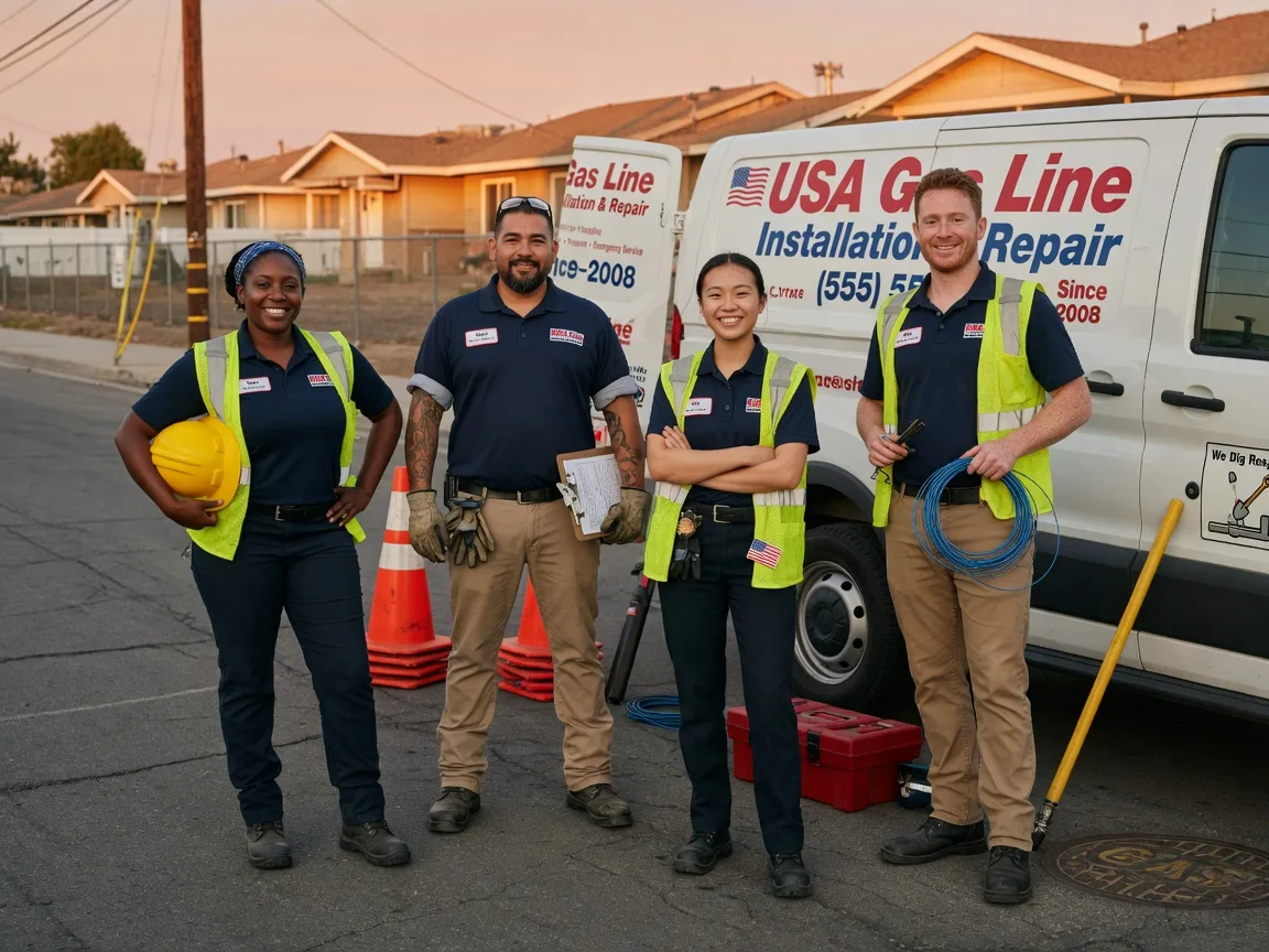 Gas Line Installation company in Foss, OK